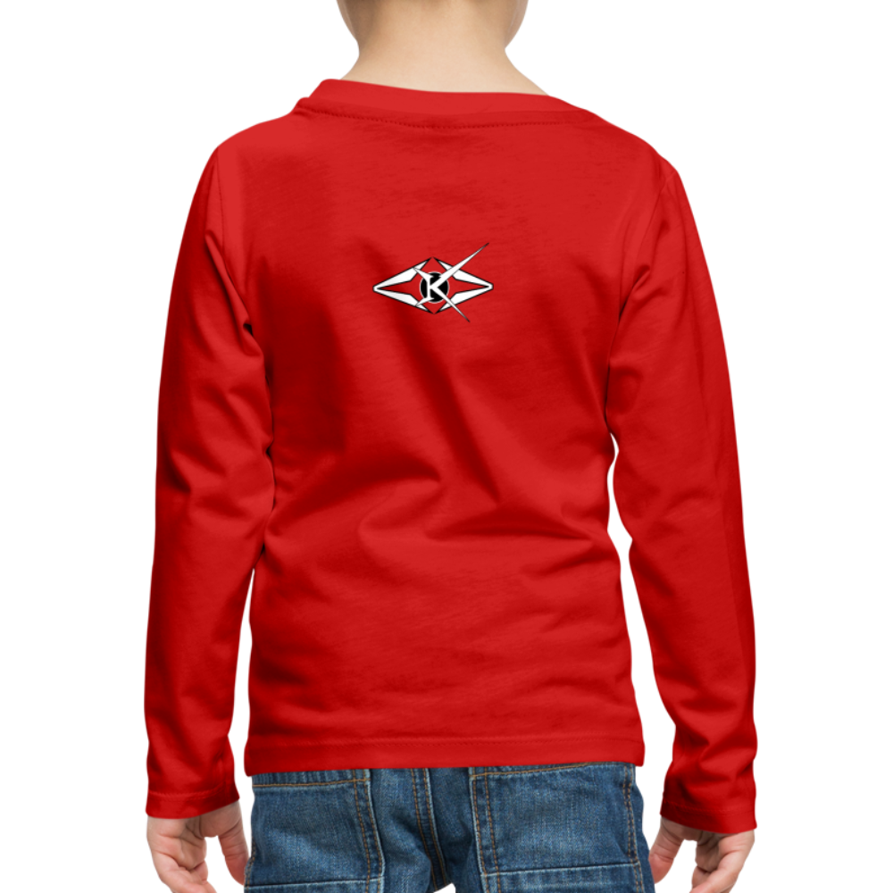 Kids' Premium Long Sleeve T-Shirt - red