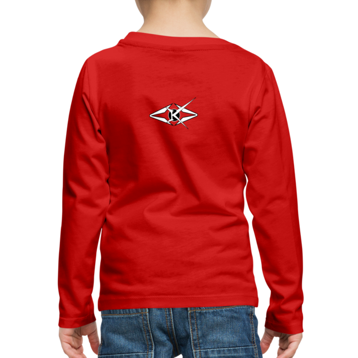 Kids' Premium Long Sleeve T-Shirt - red