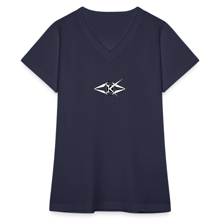 Women's V-Neck T-Shirt - navy