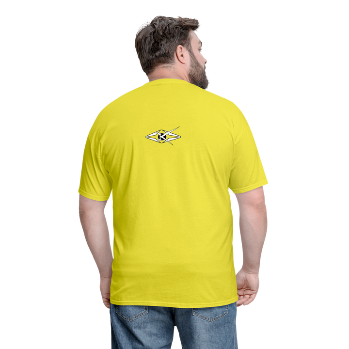 Mens Stumble in The Road Classic T-Shirt - yellow