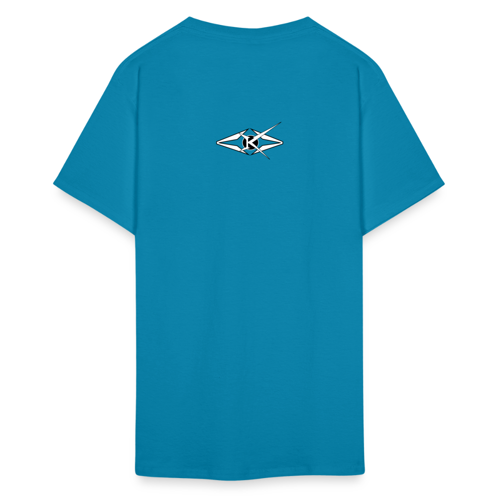 Mens Stumble in The Road Classic T-Shirt - turquoise