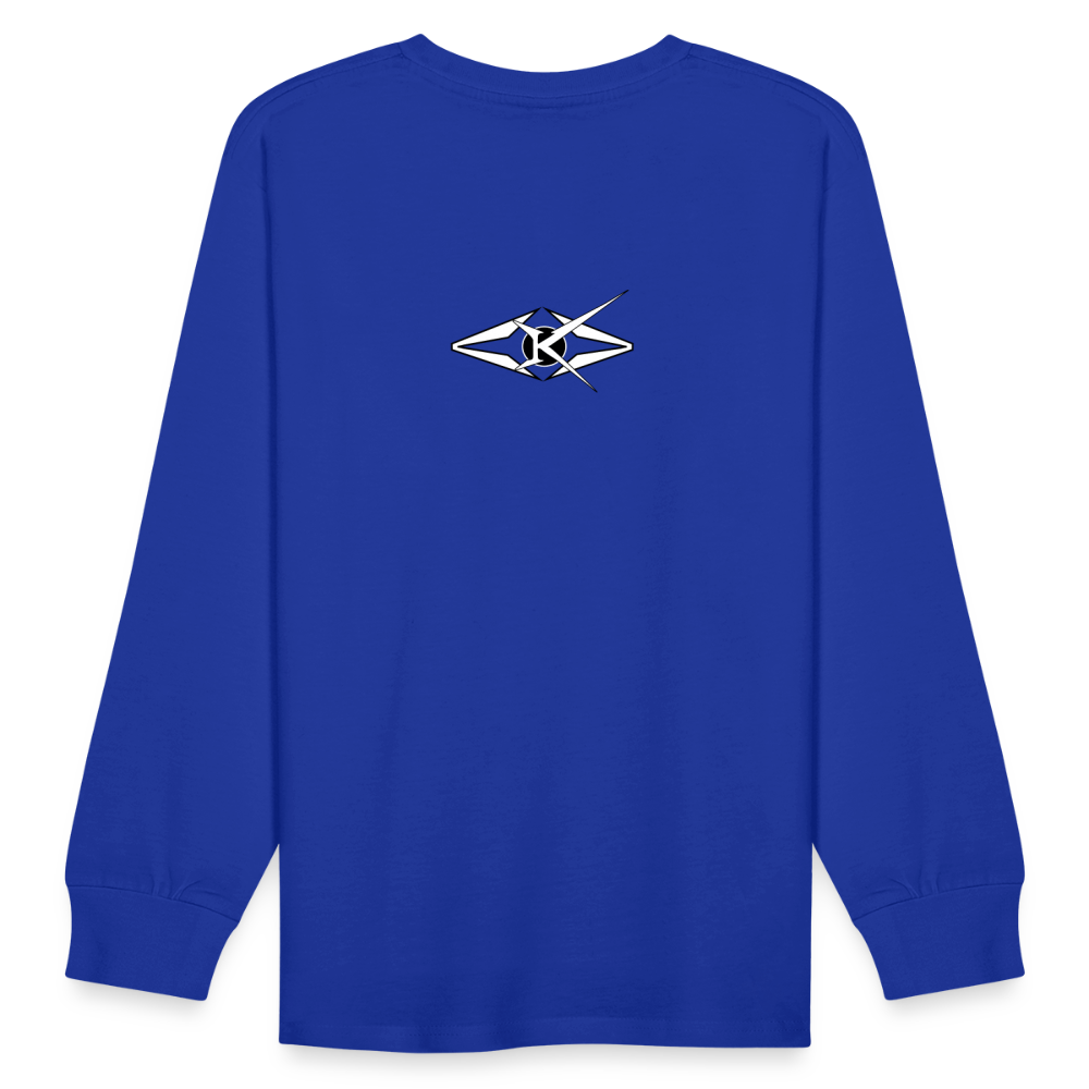 Kids' Long Sleeve T-Shirt - royal blue