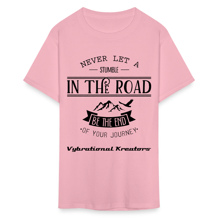 Mens Stumble in The Road Classic T-Shirt - pink