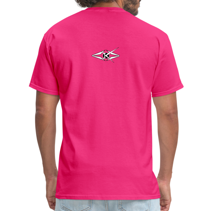 Mens Stumble in The Road Classic T-Shirt - fuchsia