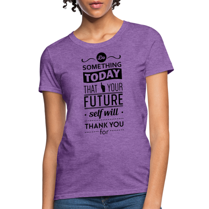 Women's Future Self T-Shirt - purple heather