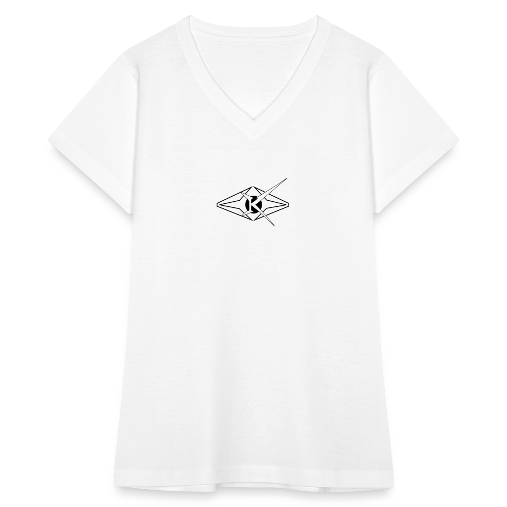 Women's V-Neck T-Shirt - white