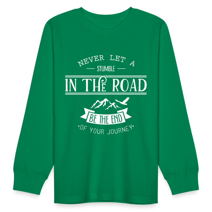 Kids' Long Sleeve T-Shirt - kelly green