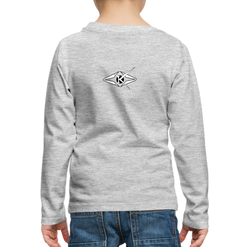 Kids' Premium Long Sleeve T-Shirt - heather gray