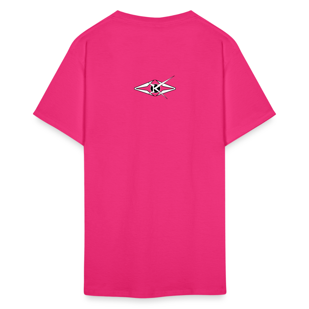 Mens Stumble in The Road Classic T-Shirt - fuchsia