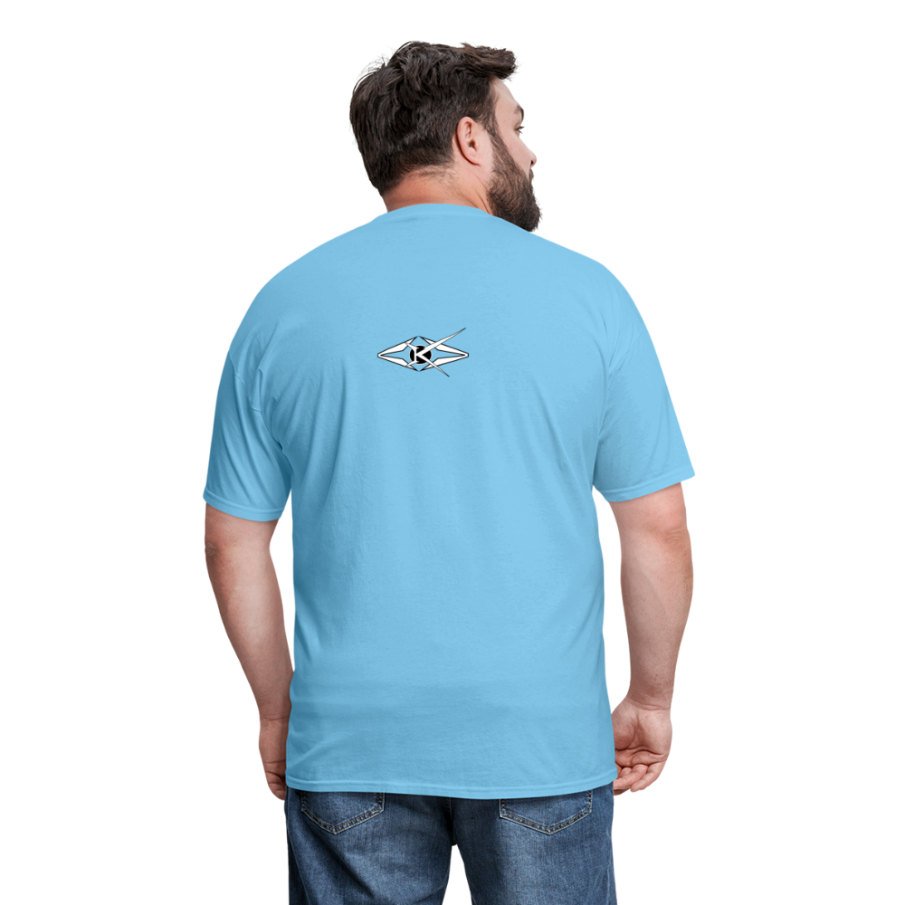 Mens Stumble in The Road Classic T-Shirt - aquatic blue