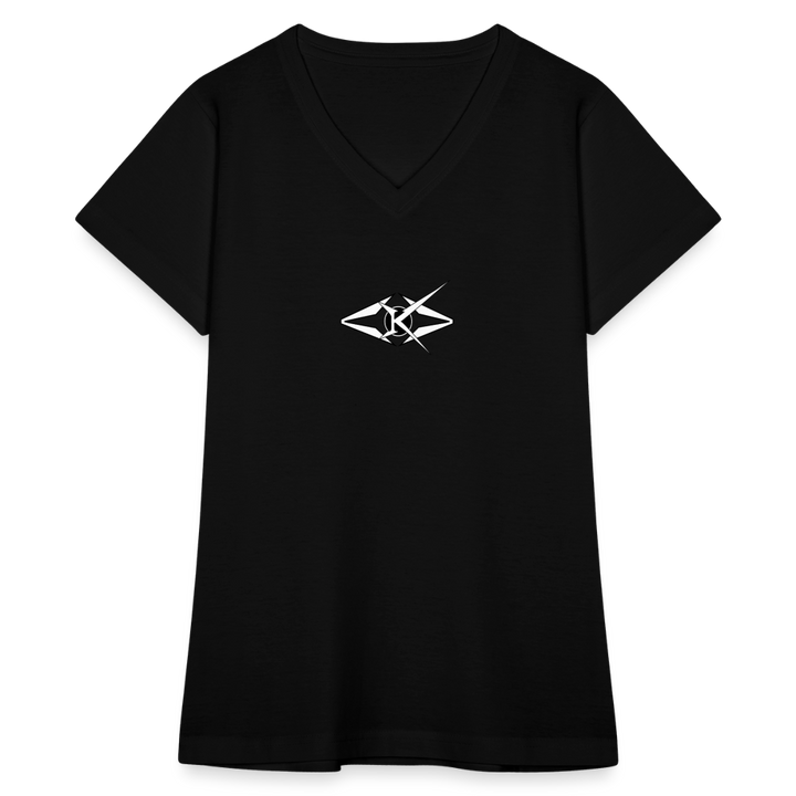 Women's V-Neck T-Shirt - black