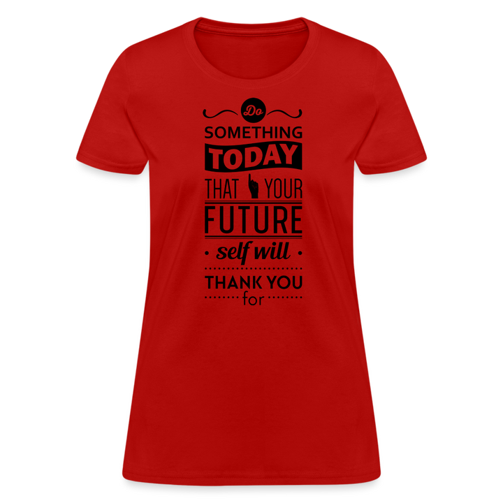 Women's Future Self T-Shirt - red