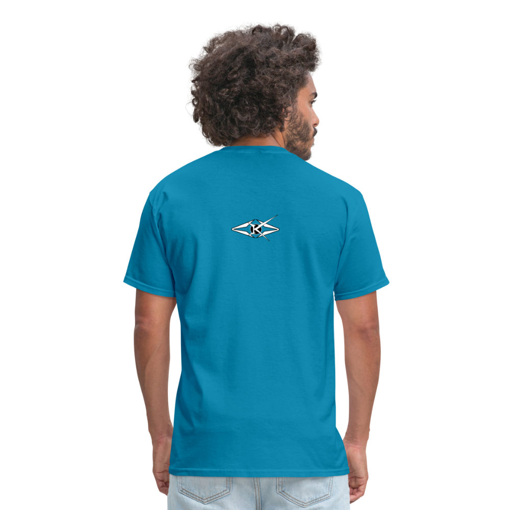 Mens Stumble in The Road Classic T-Shirt - turquoise