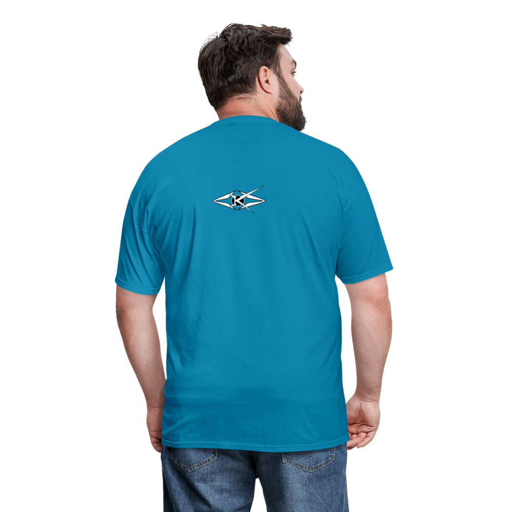 Mens Stumble in The Road Classic T-Shirt - turquoise