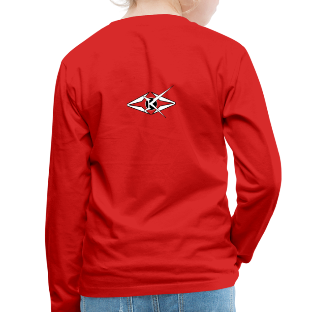 Kids' Premium Long Sleeve T-Shirt - red