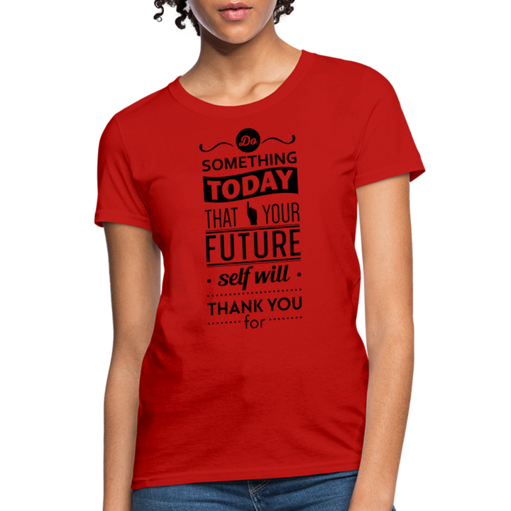 Women's Future Self T-Shirt - red