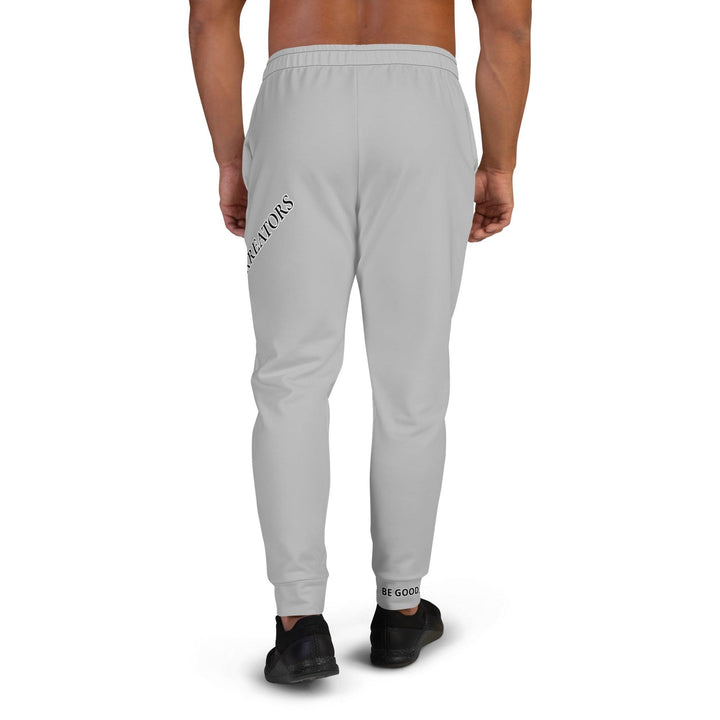 Men's Silver Joggers - VYBRATIONAL KREATORS®