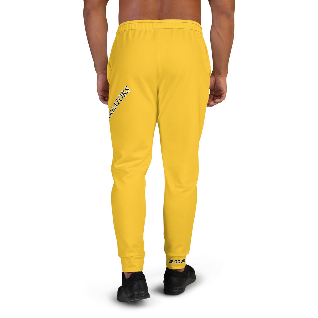 Men's Yellow Joggers - VYBRATIONAL KREATORS®