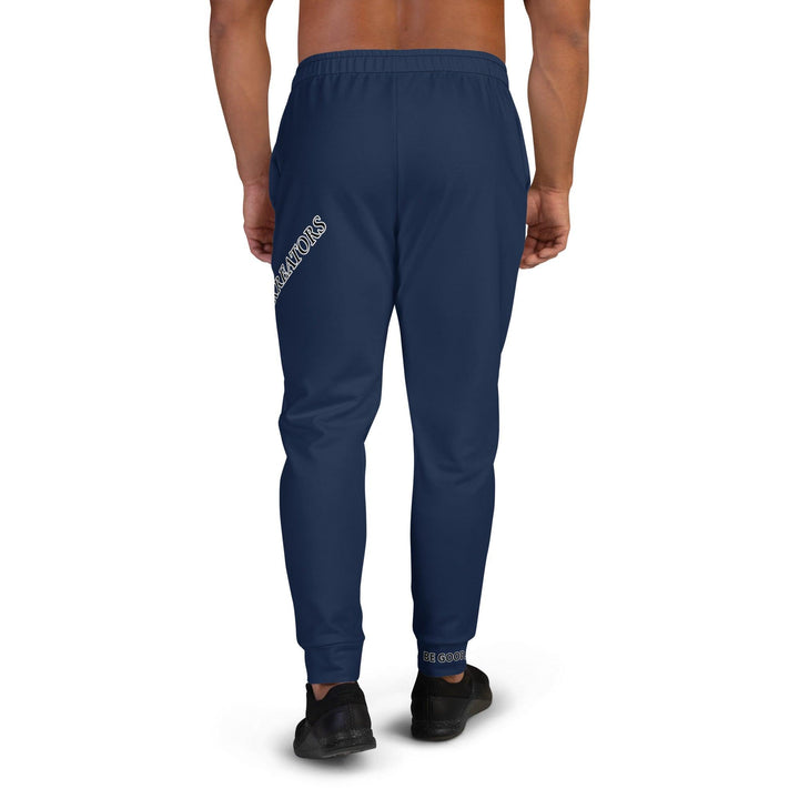 Men's Navy Blue Joggers - VYBRATIONAL KREATORS®