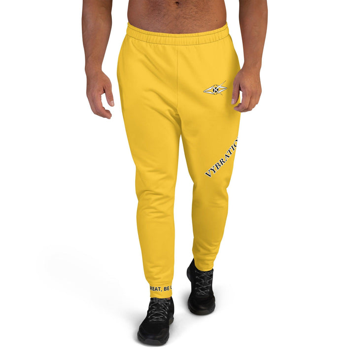 Men's Yellow Joggers - VYBRATIONAL KREATORS®