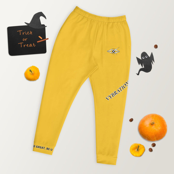 Men's Yellow Joggers - VYBRATIONAL KREATORS®