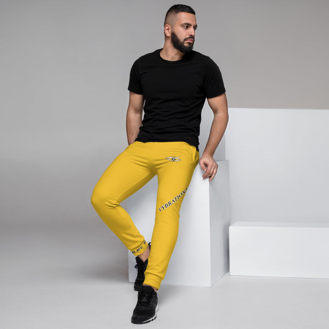 Men's Yellow Joggers - VYBRATIONAL KREATORS®