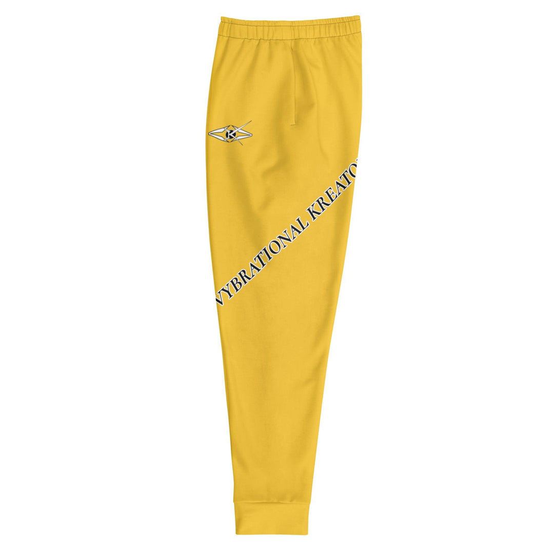 Men's Yellow Joggers - VYBRATIONAL KREATORS®