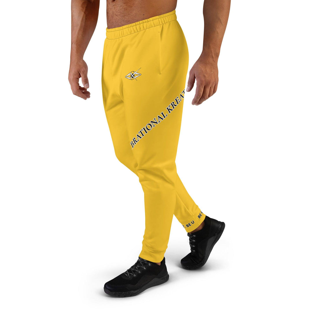 Men's Yellow Joggers - VYBRATIONAL KREATORS®