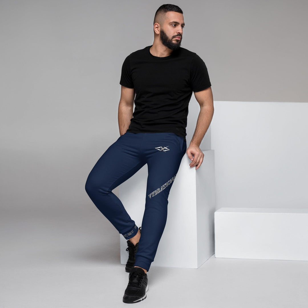 Men's Navy Blue Joggers - VYBRATIONAL KREATORS®