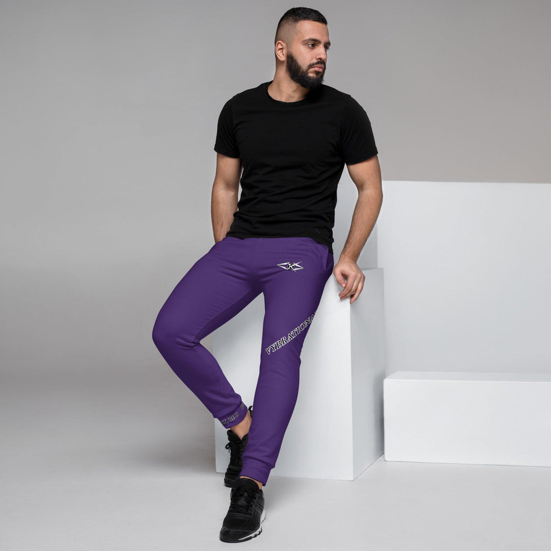 Men's Purple Joggers - VYBRATIONAL KREATORS®