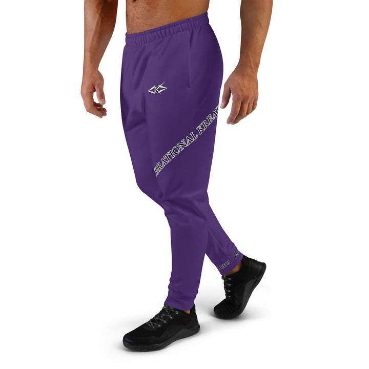 Men's Purple Joggers - VYBRATIONAL KREATORS®