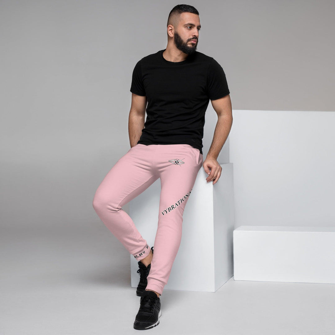 Men's Pink Joggers - VYBRATIONAL KREATORS®