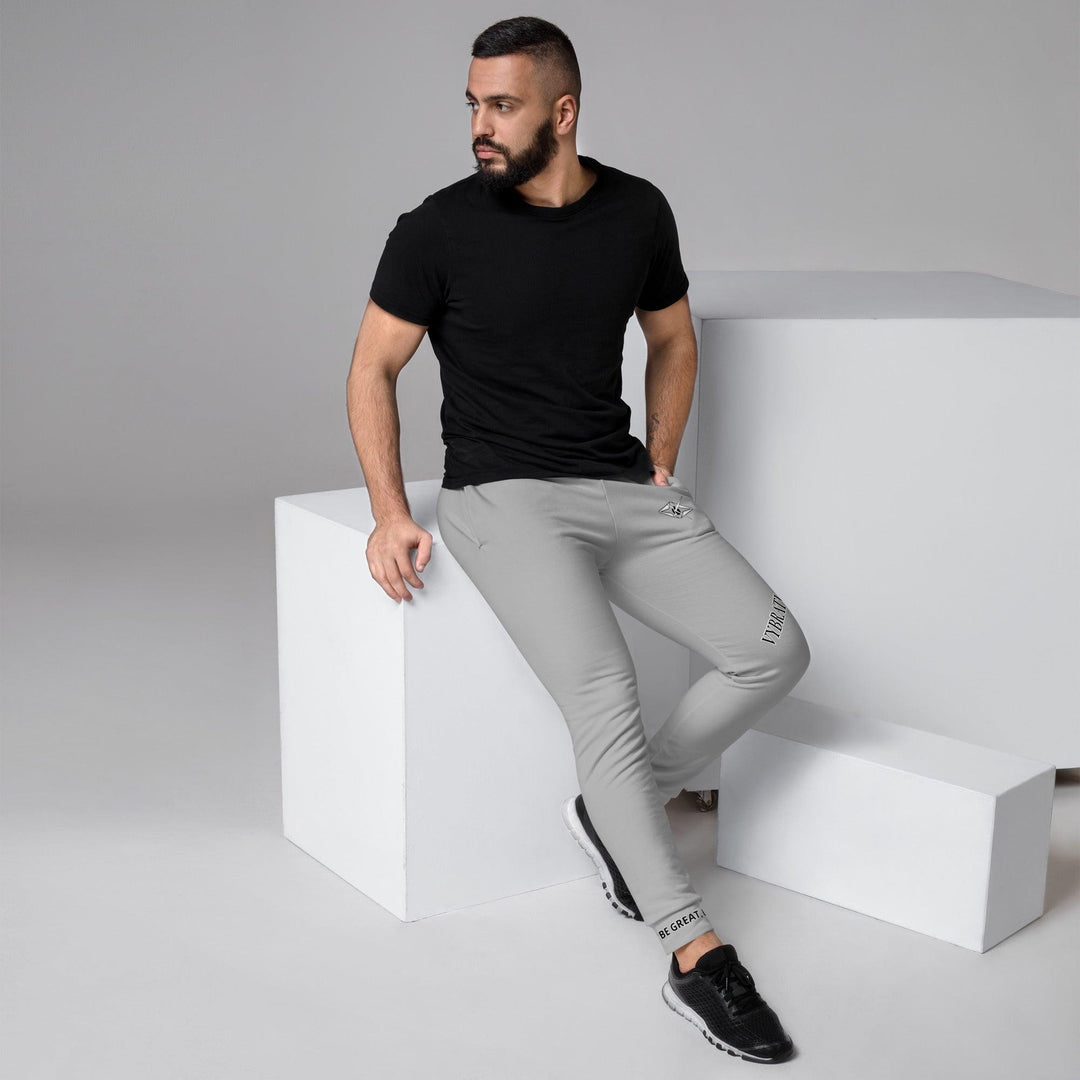 Men's Silver Joggers - VYBRATIONAL KREATORS®