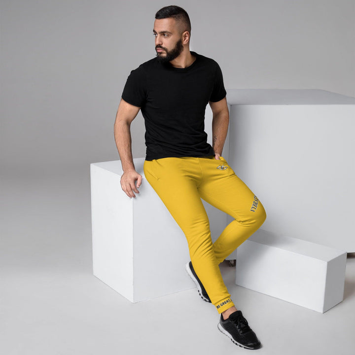 Men's Yellow Joggers - VYBRATIONAL KREATORS®