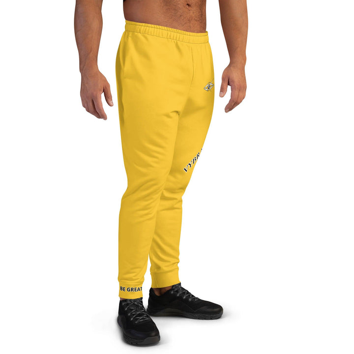 Men's Yellow Joggers - VYBRATIONAL KREATORS®