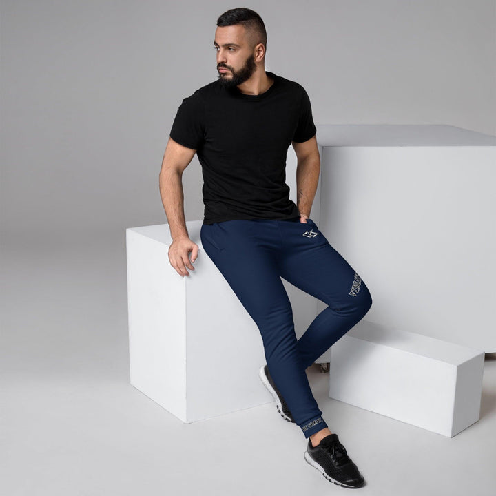 Men's Navy Blue Joggers - VYBRATIONAL KREATORS®