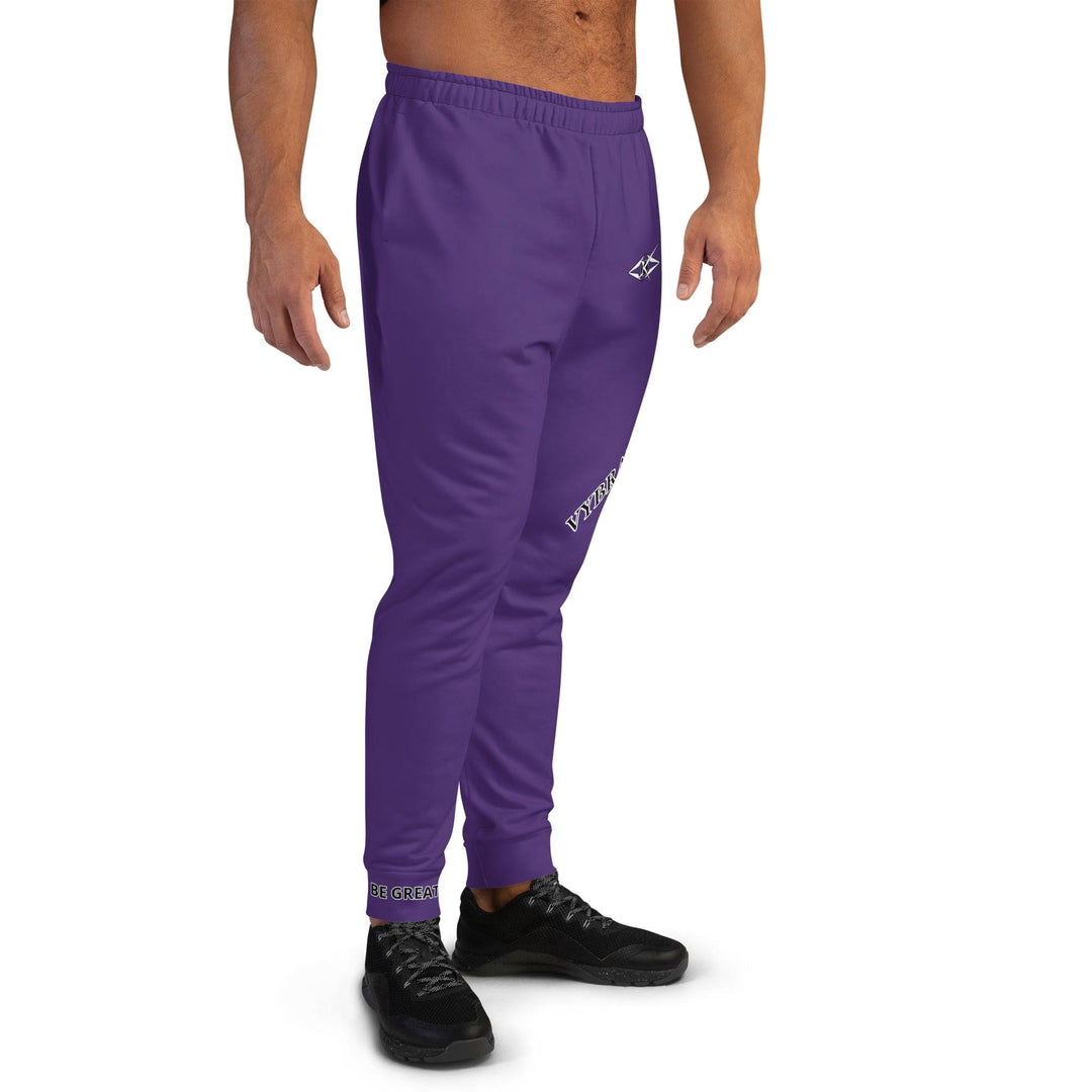 Men's Purple Joggers - VYBRATIONAL KREATORS®