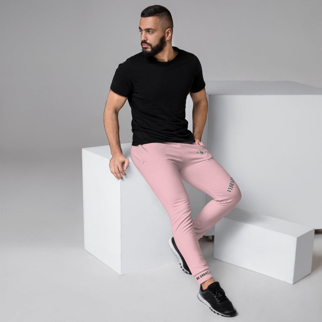 Men's Pink Joggers - VYBRATIONAL KREATORS®