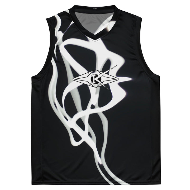 Recycled unisex basketball jersey - VYBRATIONAL KREATORS®