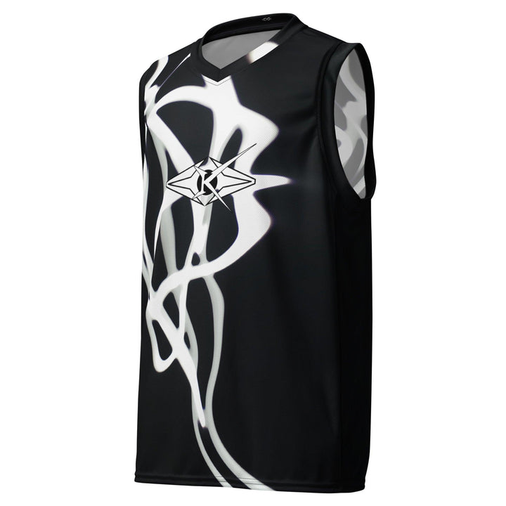 Recycled unisex basketball jersey - VYBRATIONAL KREATORS®