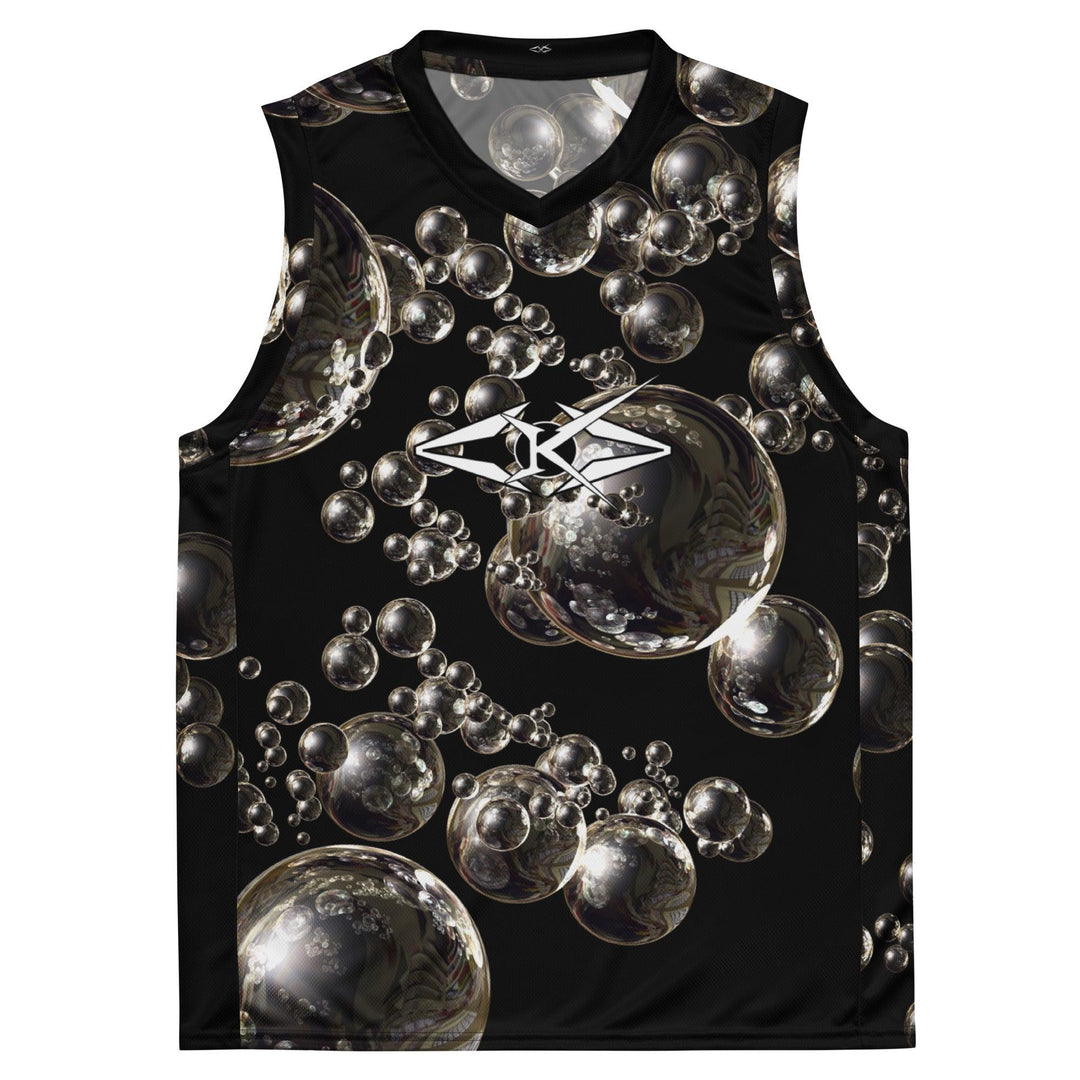 Recycled unisex basketball jersey - VYBRATIONAL KREATORS®