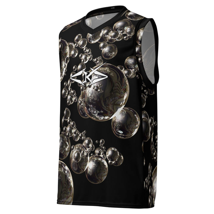 Recycled unisex basketball jersey - VYBRATIONAL KREATORS®