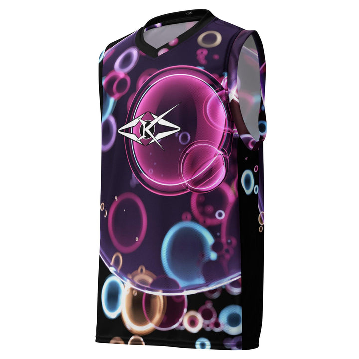 Recycled unisex basketball jersey - VYBRATIONAL KREATORS®