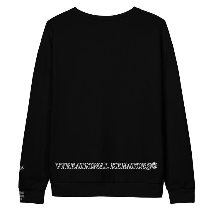 Unisex Black Sweatshirt - VYBRATIONAL KREATORS®