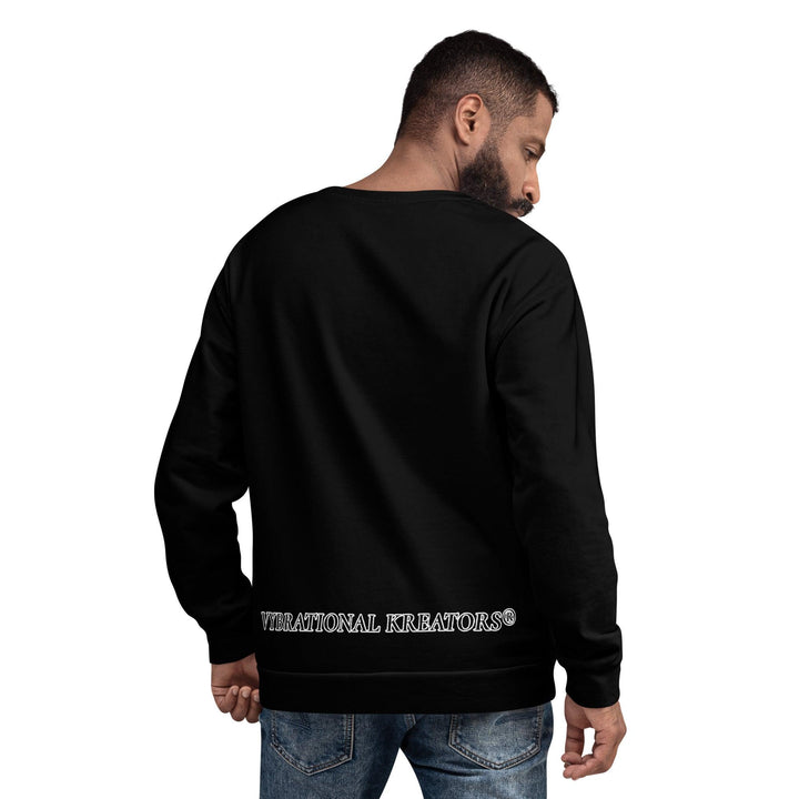 Unisex Black Sweatshirt - VYBRATIONAL KREATORS®