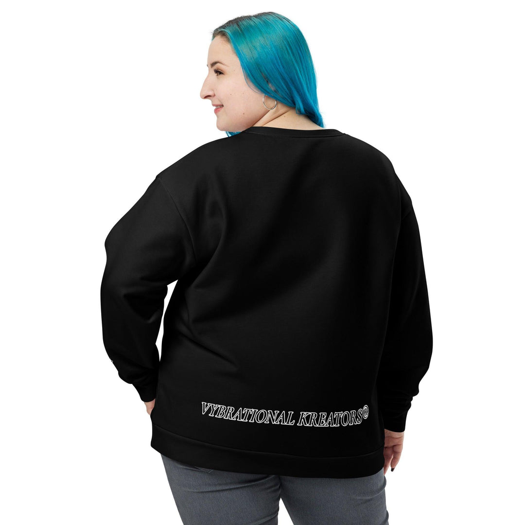 Unisex Black Sweatshirt - VYBRATIONAL KREATORS®