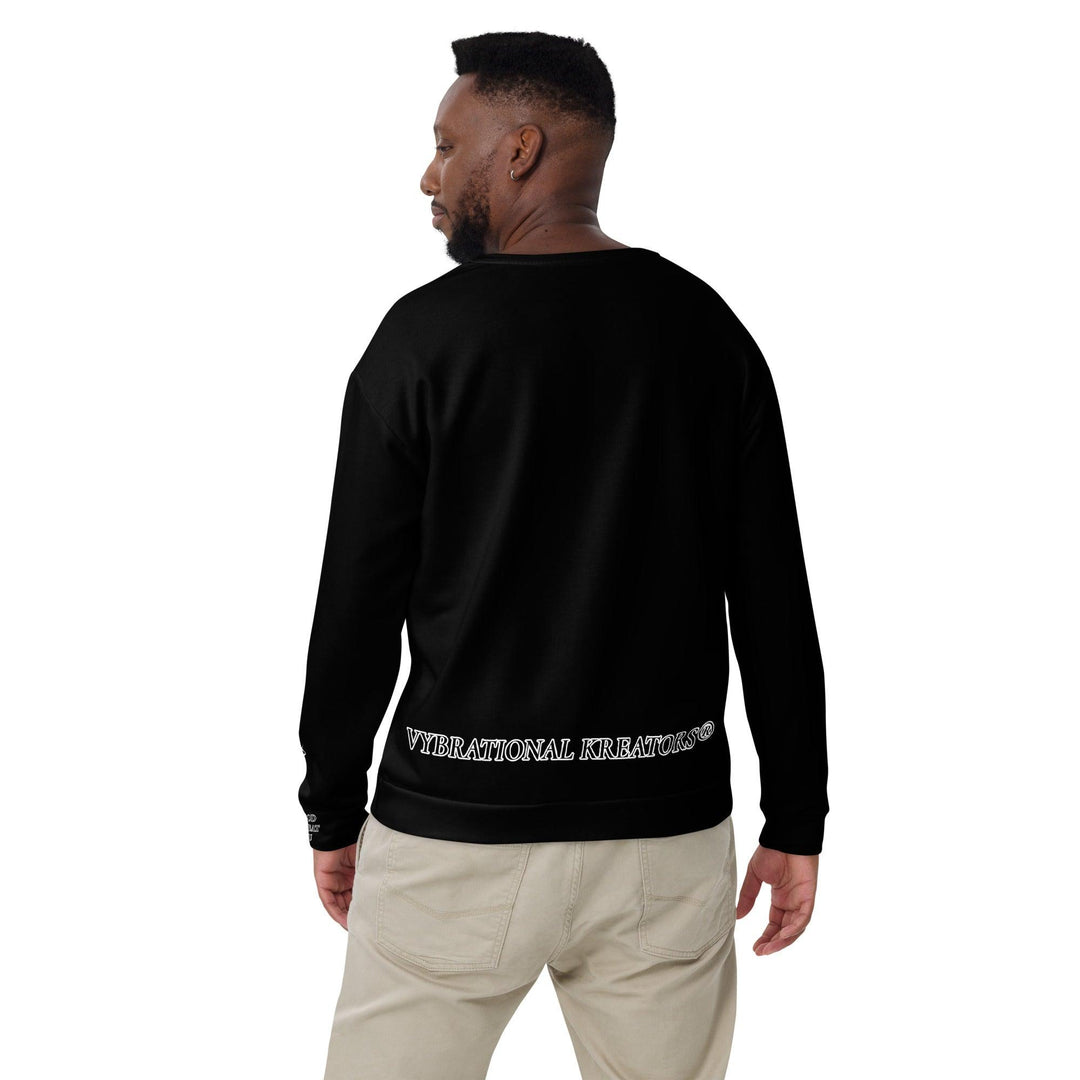 Unisex Black Sweatshirt - VYBRATIONAL KREATORS®