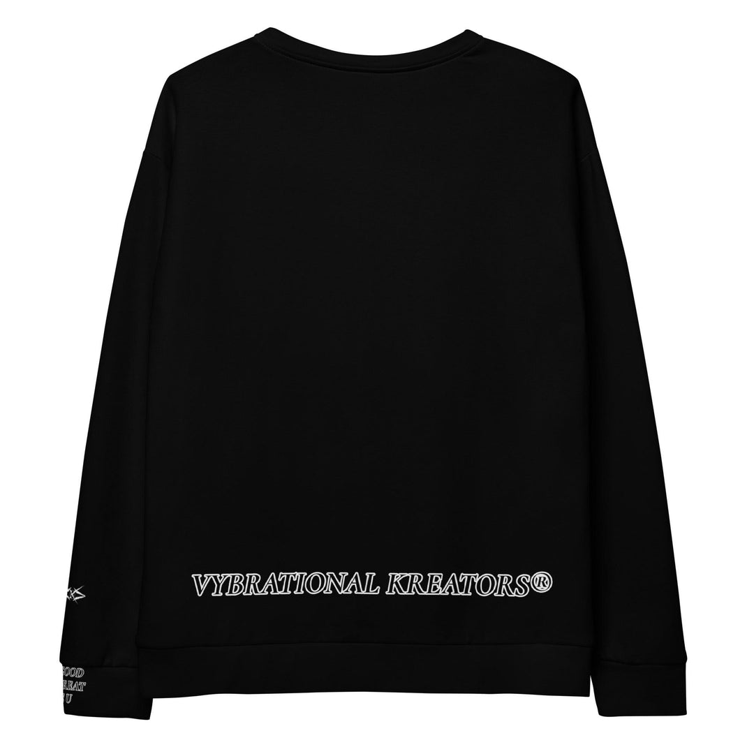 Unisex Black Sweatshirt - VYBRATIONAL KREATORS®