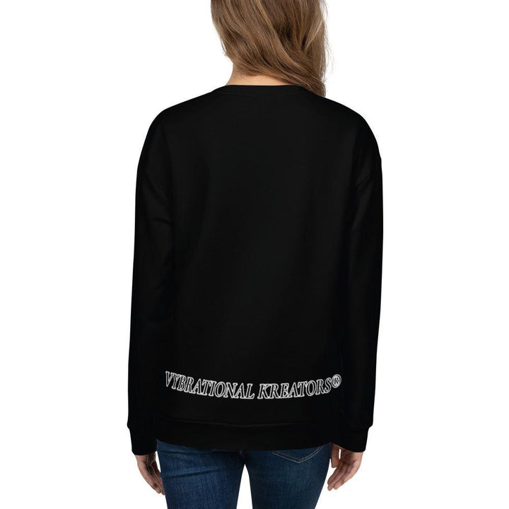 Unisex Black Sweatshirt - VYBRATIONAL KREATORS®