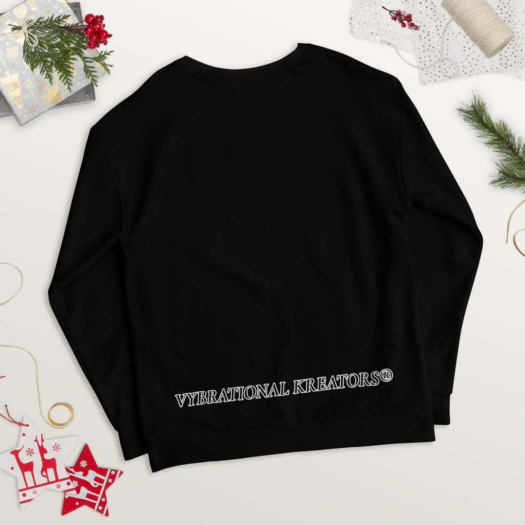 Unisex Black Sweatshirt - VYBRATIONAL KREATORS®